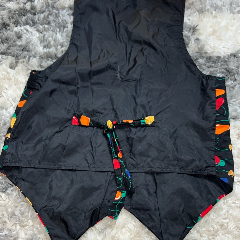 Vintage Retro Unisex Nutcracker Christmas Lights Vest - Picture 6 of 6